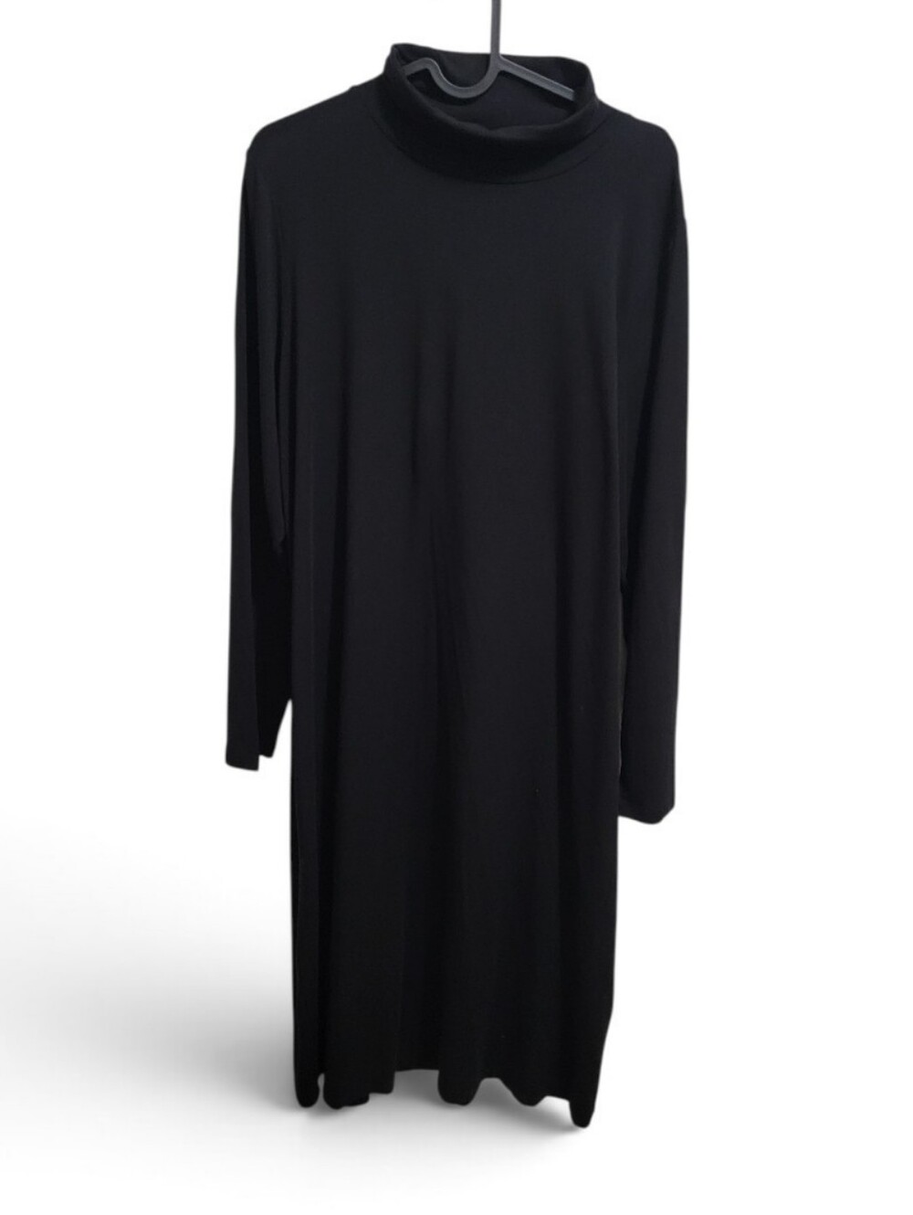 Eileen Fisher Black Turtleneck Dress